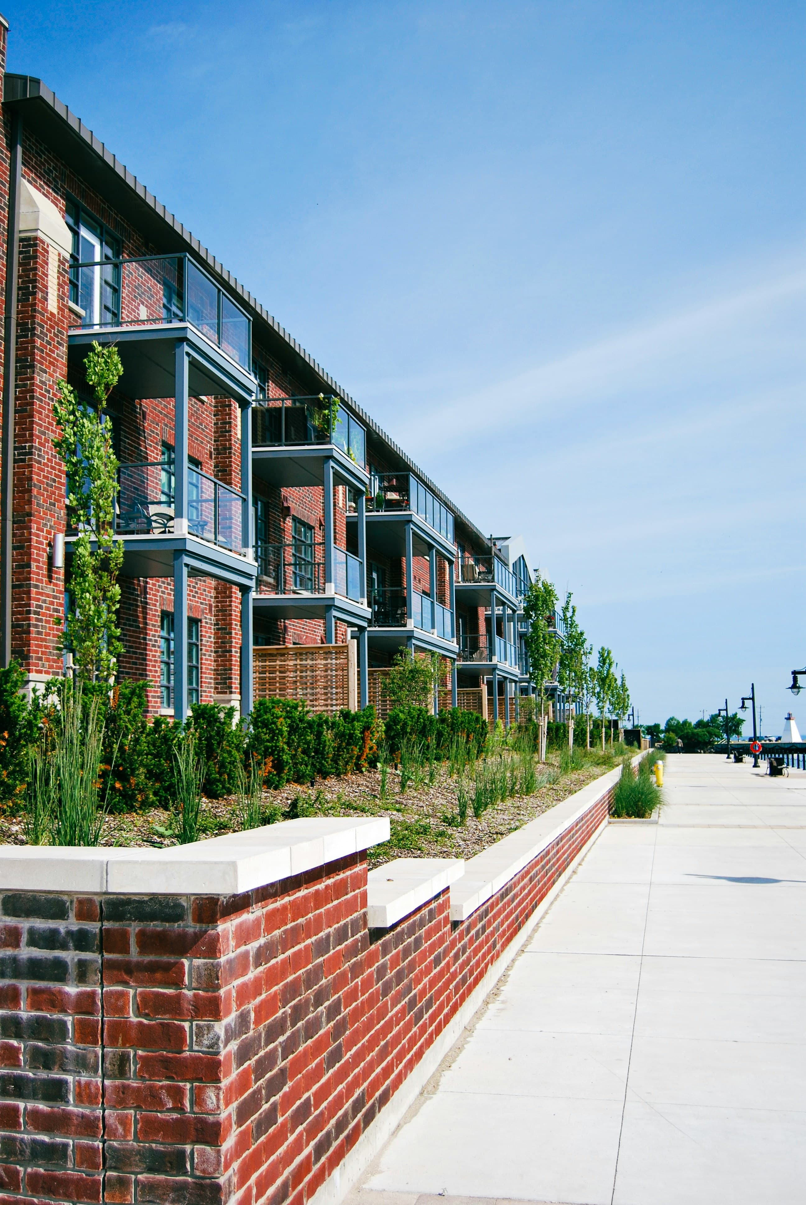 Multifamily residential building exterior